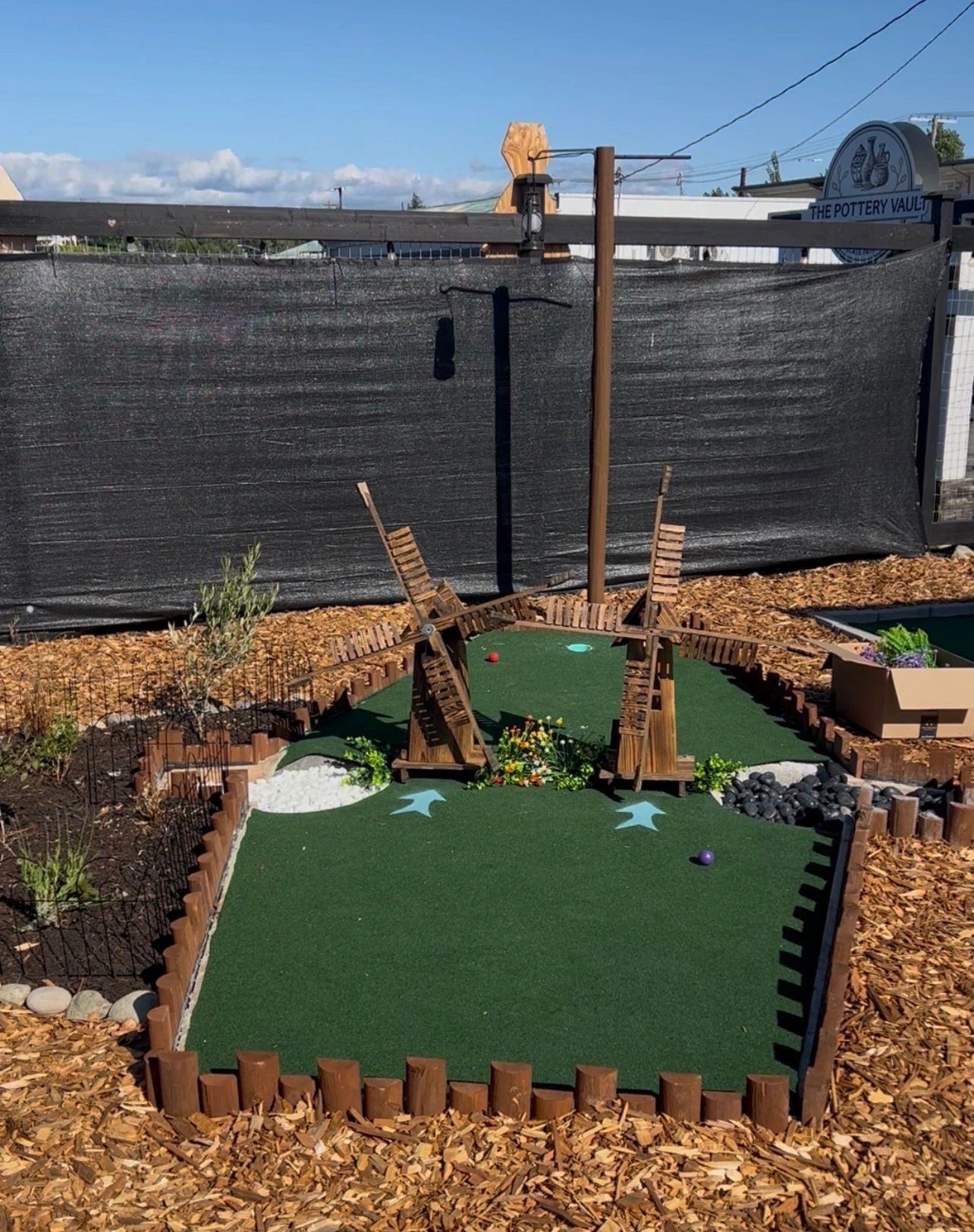 Hole on The Pottery Vault mini golf course